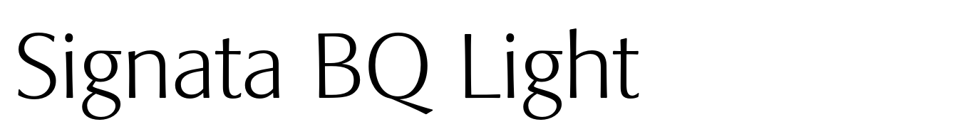 Signata BQ Light